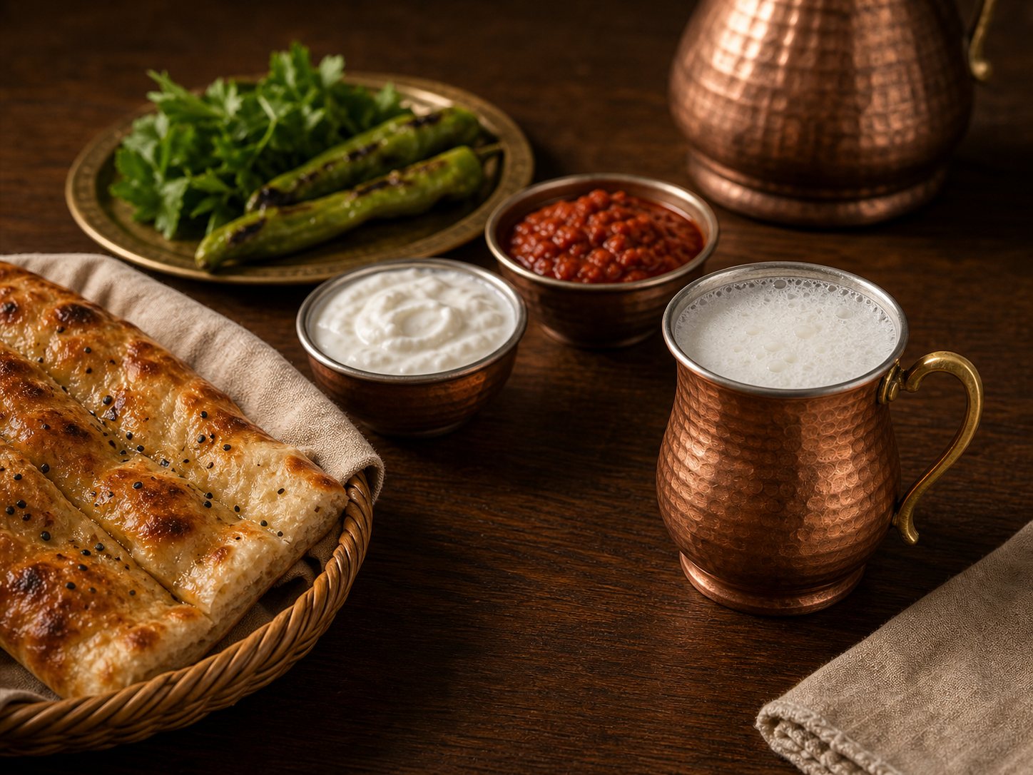 Ayran ve pide